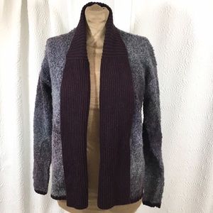 Woolrich purple cardigan fluffy